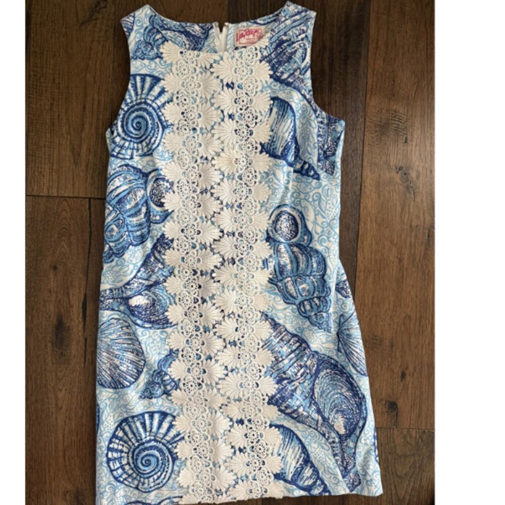 Lilly Pulitzer Originals Worth Shift Dress Sz 6 - Picture 2 of 6